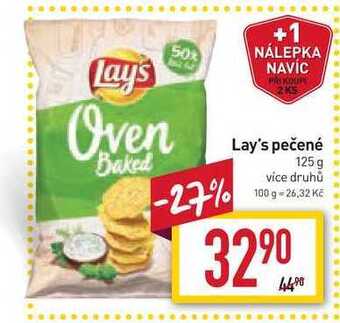Billa Lay's pečené 125 g nabídka