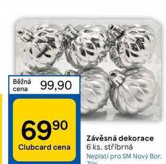 Závěsná dekorace 6 ks