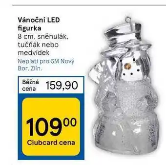 Tesco Vánoční led figurka nabídka