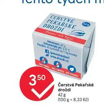 Čerstvé pekařské droždí 42 g