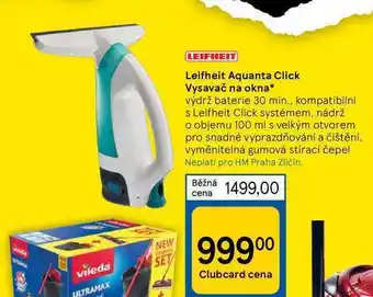 Leifheit aquanta click vysavač na okna