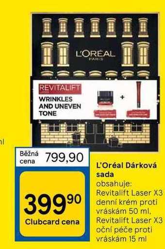 Tesco L'oréal dárková sada nabídka
