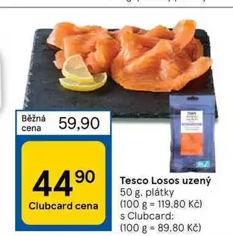 Tesco Tesco losos uzený 50 g nabídka