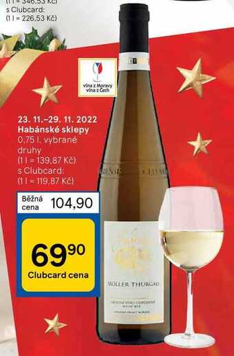 Tesco Habánské sklepy 0,75 l nabídka