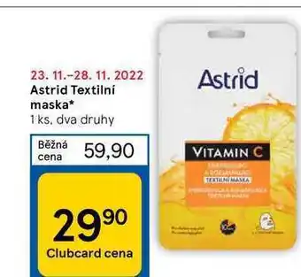 Astrid textilní maska* 1 ks