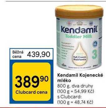 Tesco Kendamil kojenecké mléko 800 g nabídka