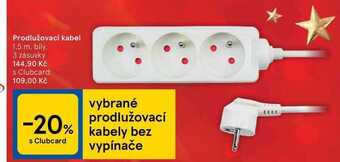 Tesco Prodlužovací kabel nabídka