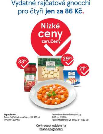 Tesco Tesco bramborové noky 500 g nabídka