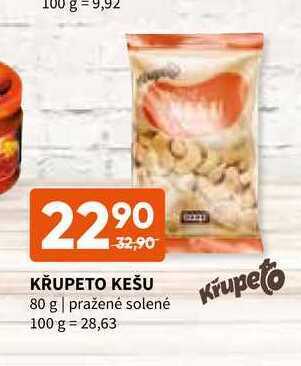 Terno Křupeto kešu 80 g nabídka