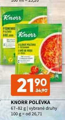 Terno Knorr polévka 67-82 g nabídka
