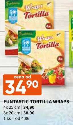 Terno Funtastic tortilla wraps 4x 25 cm nabídka