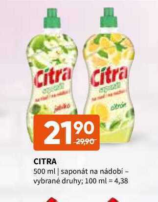 Terno Citra 500 ml | saponát na nádobí nabídka