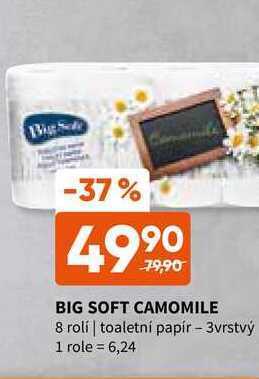 Terno Big soft camomile 8 rolí | toaletní papír nabídka
