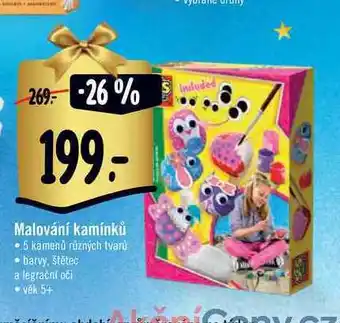 Albert Malování kamínků 5 kamenů různých tvaru • barvy, štětec nabídka