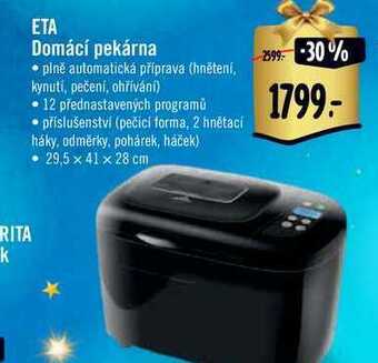 Eta domácí pekárna