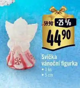Albert Svíčka vánoční figurka - 1 ks 5 cm nabídka