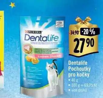 Albert ⁰ dentalife pochoutky pro kočky 40 g nabídka