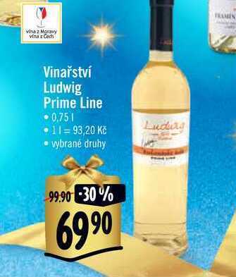 Albert Vinařství ludwig prime line 0,75 l nabídka