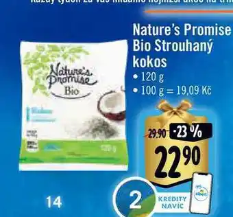 Albert Nature's promise bio strouhaný kokos • 120 g nabídka