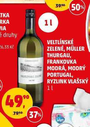 Penny Market Veltlínské zelené, 1 l nabídka