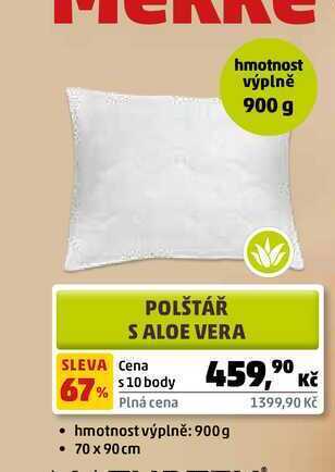 Penny Market Polštář s aloe vera nabídka