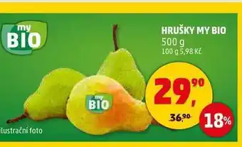 Hrušky my bio, 500 g