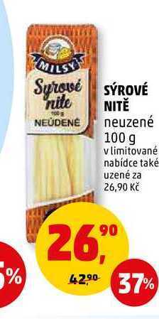 Penny Market Sýrové nitě, 100 g nabídka