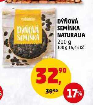 Dýňová semínka naturalia, 200 g
