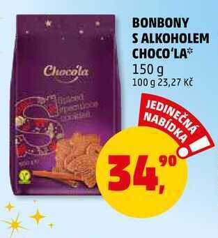 Penny Market Bonbony s alkoholem choco'la, 150 g nabídka