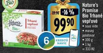 Albert Nature's promise bio trhané vepřové, 300 g nabídka