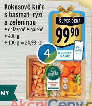 Albert Kokosové kuře s basmati rýží a zeleninou, 400 g nabídka