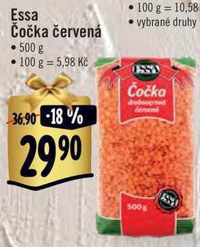 Albert Essa čočka červená, 500 g nabídka