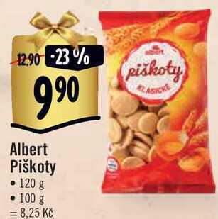 Albert Albert piškoty, 120 g nabídka