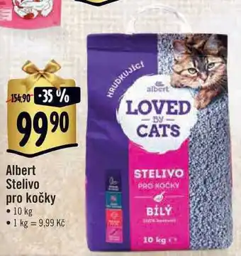Albert Albert stelivo pro kočky, 10 kg nabídka