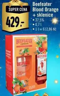 Albert Beefeater blood orange + sklenice, 0,7 l nabídka