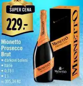 Albert Mionetto prosecco brut, 0,75 l nabídka