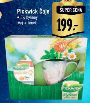 Albert Pickwick čaje nabídka