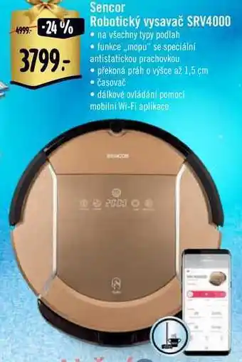 Albert Sencor robotický vysavač srv4000 nabídka