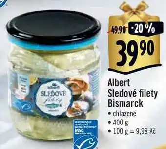 Albert sledové filety bismarck, 400 g
