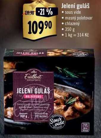 Jelení guláš, 350 g