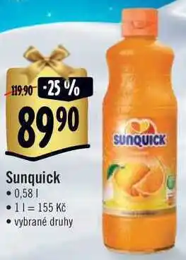 Albert Sunquick, 0,58 l nabídka