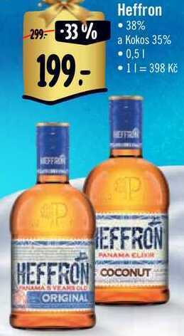 Albert Heffron, 0,5 l nabídka