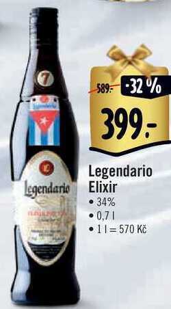 Albert Legendario elixir, 0,7 l nabídka