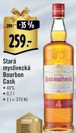 Albert Stará myslivecká bourbon cask, 0,7 l nabídka