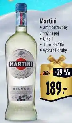 Albert Martini, 0,75 l nabídka
