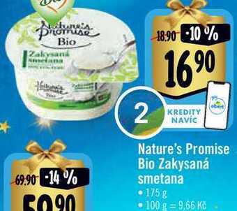 Albert Nature's promise bio zakysaná smetana, 175 g nabídka