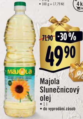 Albert Majola slunečnicový olej, 1 l nabídka