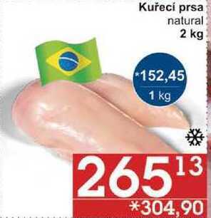 Jip Kuřecí prsa natural, 2 kg nabídka