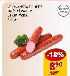 Flop Kuřecí párky striptýzky 100 g nabídka