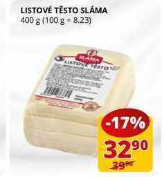 Flop Listové těsto sláma 400g nabídka